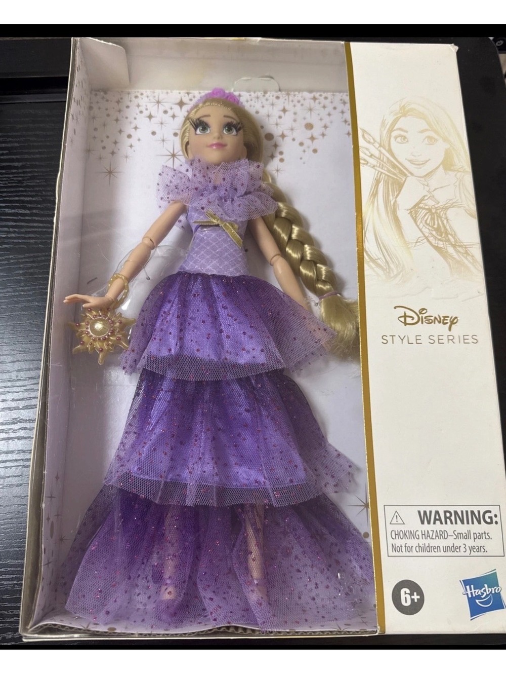Disney Style Series Rapunzel Fashion Doll Purple Dress